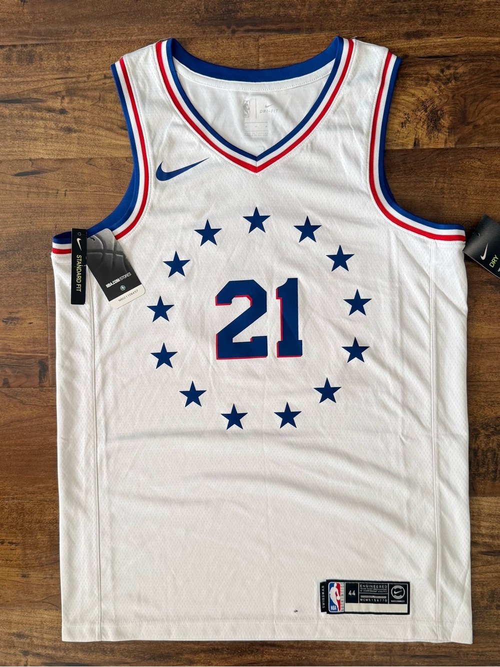 Nike NBA Philadelphia 76ers Joel Embiid 2018-19 City Edition Jersey Size Men’s M